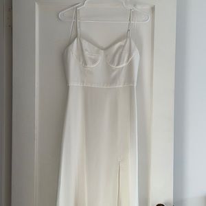 Allen Schwartz White Midi Dress